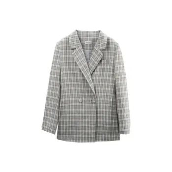 A paradise for awakening Business Suits Women's Gray Plaid
