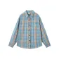 Khaki Blue Plaid