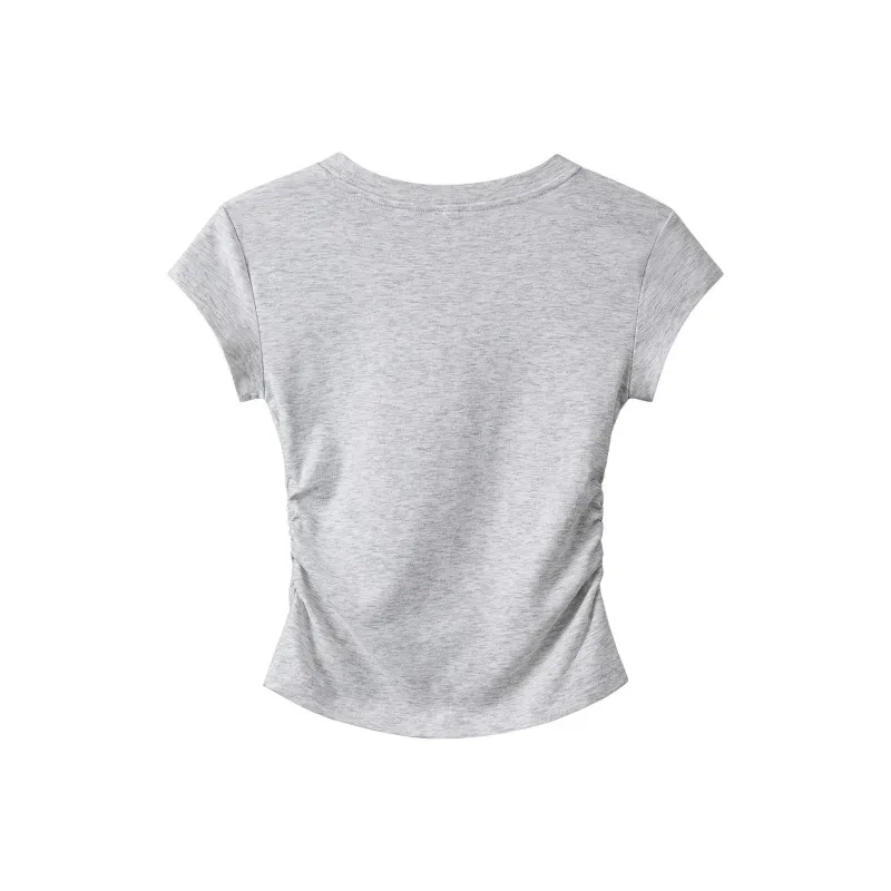 CCAABB Crop Tops Women's GYX/Gray Consider 1 Size Up-1