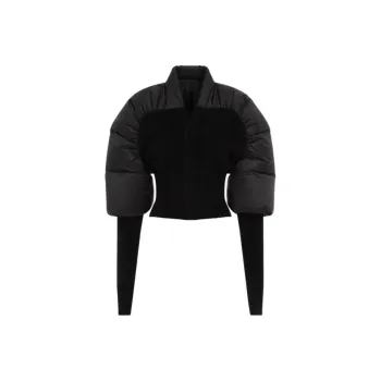 RICK OWENS Duvetina Panelled Padded Jacket