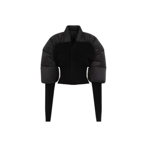 RICK OWENS Duvetina Panelled Padded Jacket