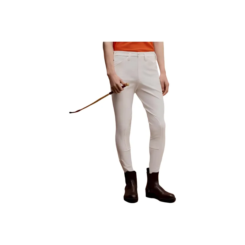 HERMES Equestrian Outfit Men's White-0
