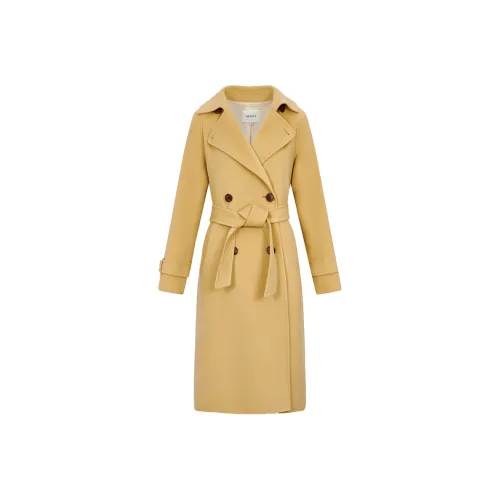 HAZZYS Coats Women's Light Yellow