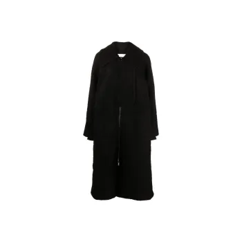 GANNI Zip Fastened Oversized Coat