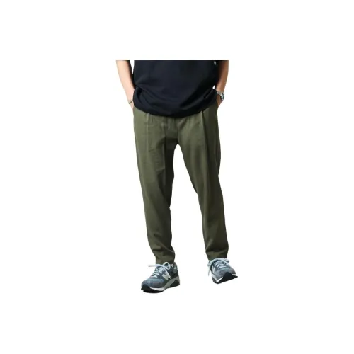 FREAK'S STORE Casual Pants Unisex Olive Green