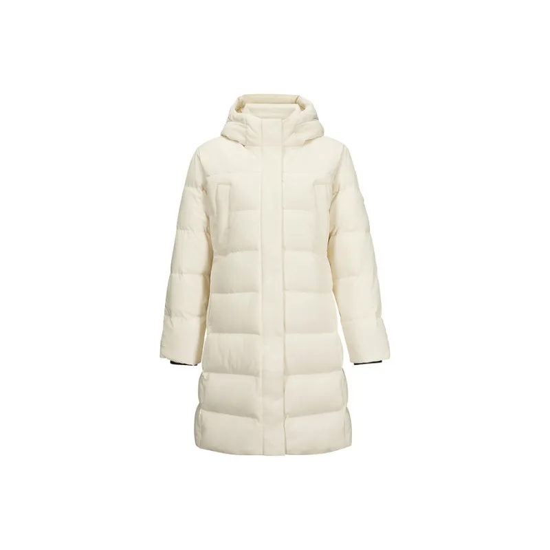 Skechers Mountain And Wild Outdoor Series Down Jacket Women's Egg White-0