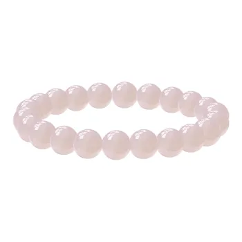 ALLOVE Hetian Jade Bracelets Dusty Pink Unisex