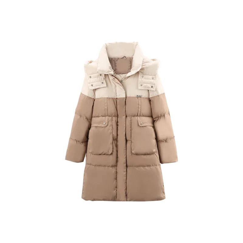 A Paradise For Awakening Down Jacket Women's Coffee-0