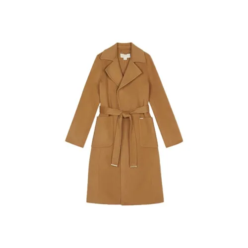 MICHAEL KORS Wool Blend Wrap Coat