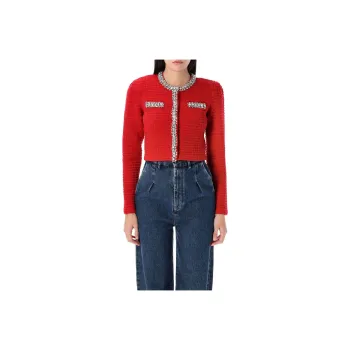 Self portrait Textured Knit Cardigan