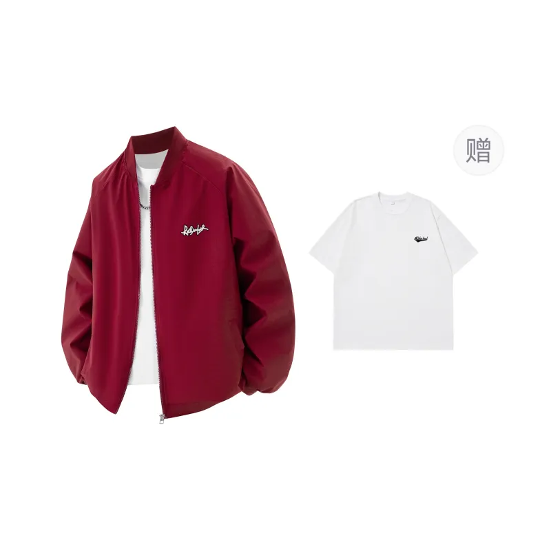 ROBINHOOD Jackets Coats Unisex Burgundy-8