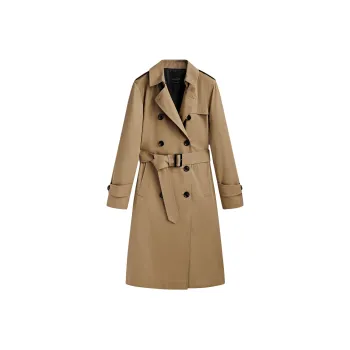 Massimo Dutti Coats Women's Camel