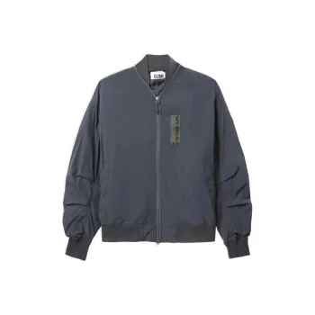 Izzue Logo patch Zip detail Bomber Jacket