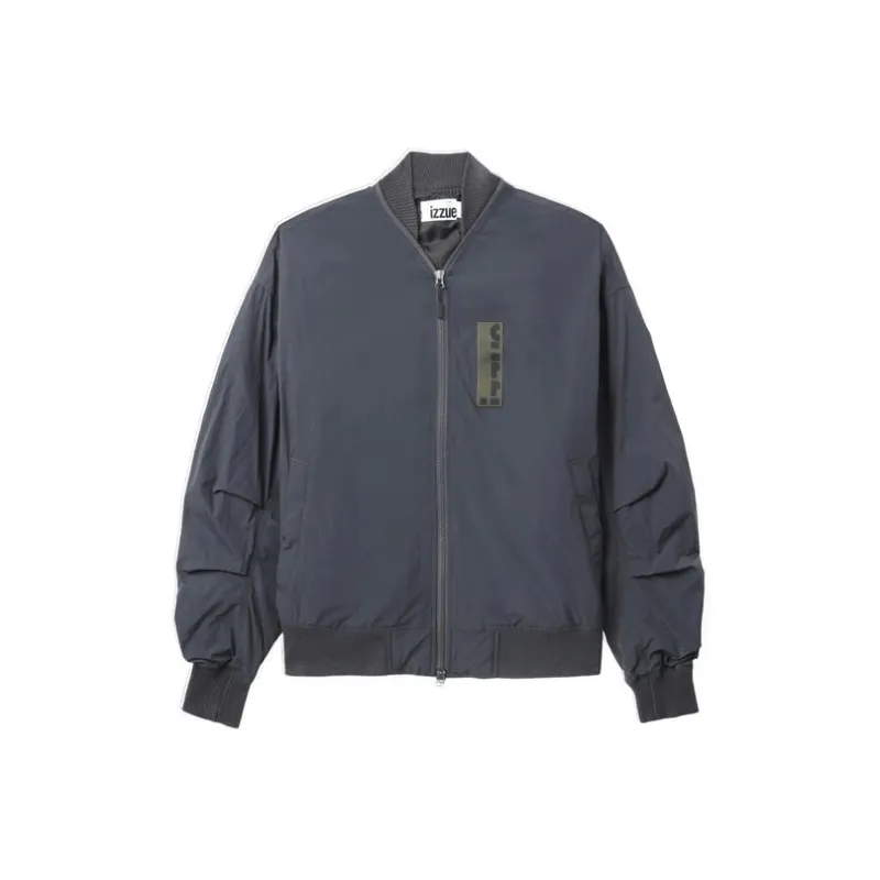 Izzue Logo patch Zip detail Bomber Jacket-0