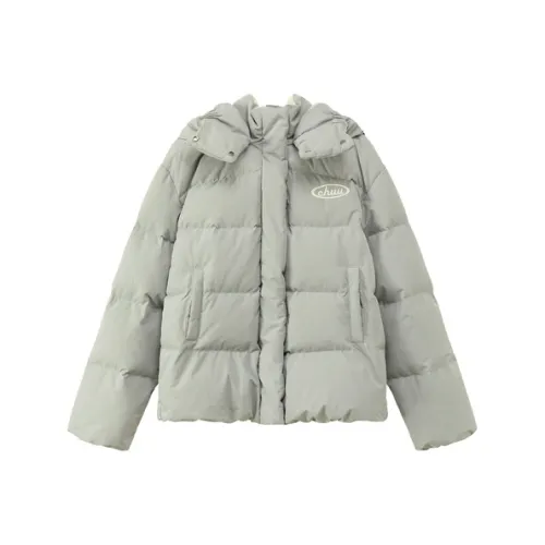 CHUU Cloud Cream Puff Down Jacket Women's Light Gray