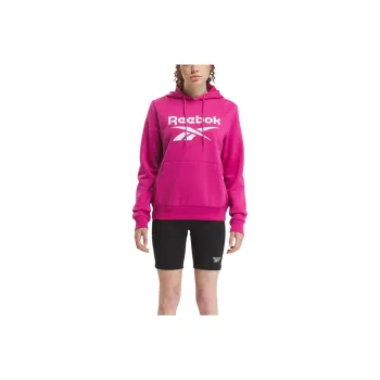 Reebok Identity Big Logo Fleece Sweatshirt Women's Half-Proud Pink