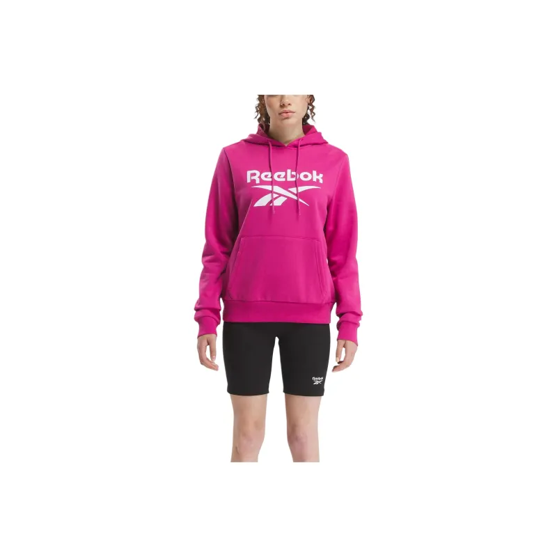 Reebok Identity Big Logo Fleece Sweatshirt Women's Half-Proud Pink-0