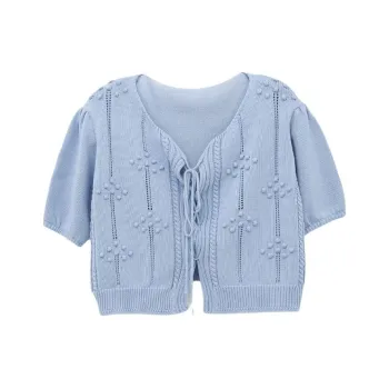RONRON Knitwear Women's Light Blue