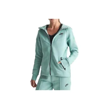 Nike Sportswear Women's Tech Fleece Windrunner Full Zip Hoodie Mineral/Black