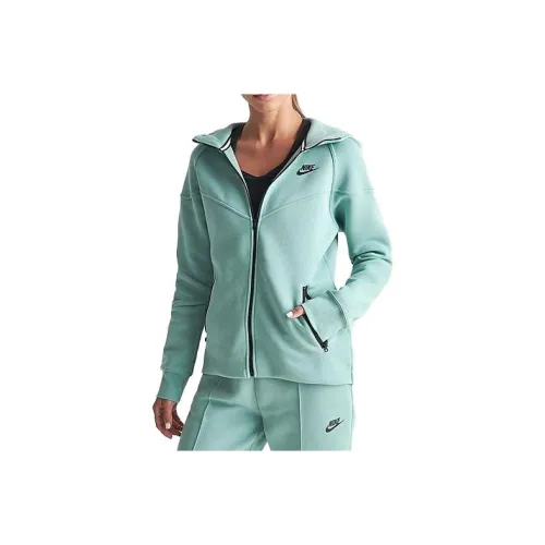 nike tempo Sportswear Women's Tech Fleece Windrunner Full Zip Hoodie Mineral/Black