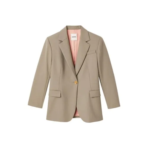 Sandro Business Suits Women's Taupe