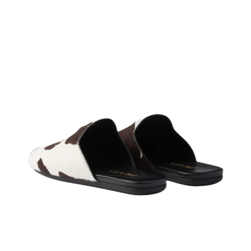PRADA Closed Toe Slippers Women's White-3