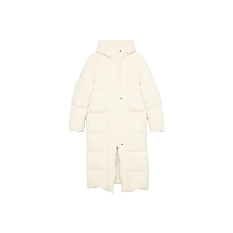 JIL SANDER Quilted Hooded Down Coat-0