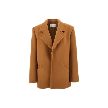 SAINT LAURENT Jackets & Coats Women's Light Umber