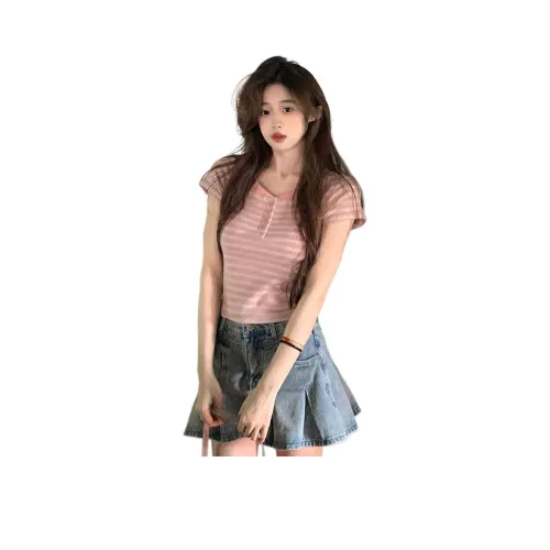 Mu Xiao Xin Set in Sleeve T Shirt Women's