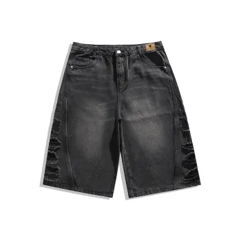 Love Monster Denim Shorts Unisex