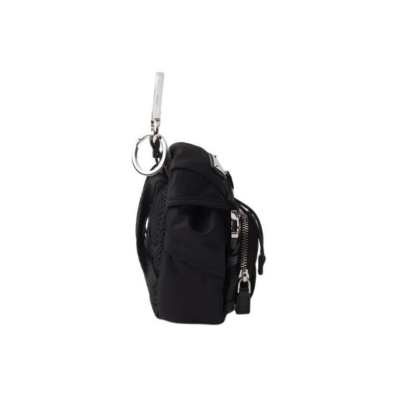 PRADA Re Nylon Bag Accessory Mini Unisex Black-1