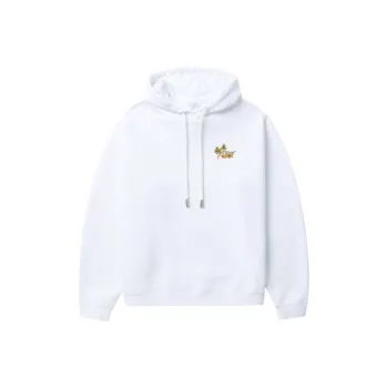 OFF-WHITE Ramage Flower Arrow Drawstring Hoodie