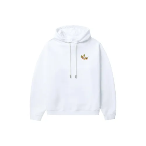 OFF WHITE Ramage Flower Arrow Drawstring Hoodie