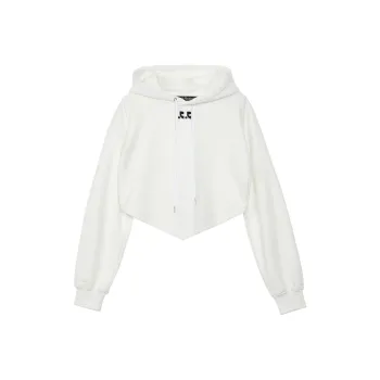 Rest&Recreation ARROW POINT HOODIE Sweatshirt Women's White/White