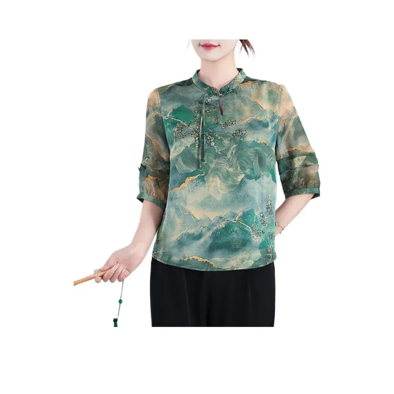 PIERRE CARDIN Chiffon Shirt Women's-0