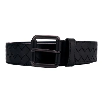 Bottega Veneta Hand Woven Soft Nappa Leather Belt