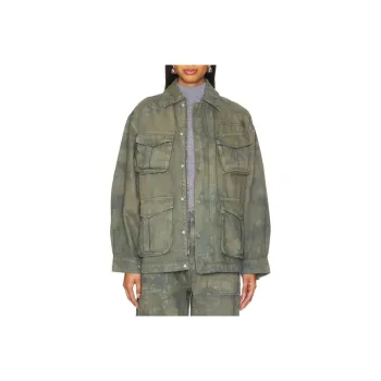 GRLFRND Jackets Coats Women's Eucalyptus Yellow