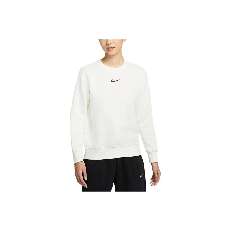 Nike Sportswear Phoenix Fleece Sweatshirt Women's Canvas White/Black-0