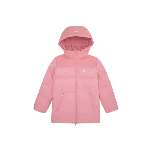 MLB MONOGRAM Series Los Angeles Dodgers Down Jacket Women's Hemp Pink