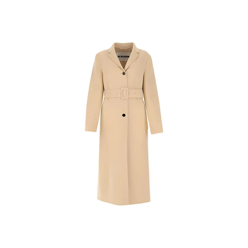 JIL SANDER Coats Women's Beige-0