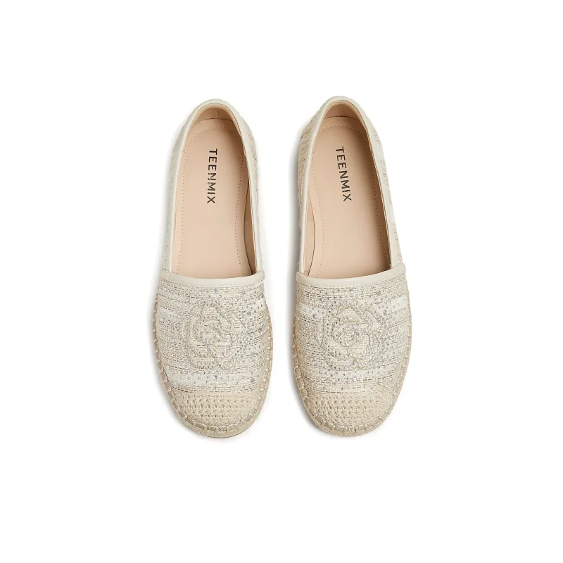 Teenmix Espadrilles Women's Apricot/Gray-2
