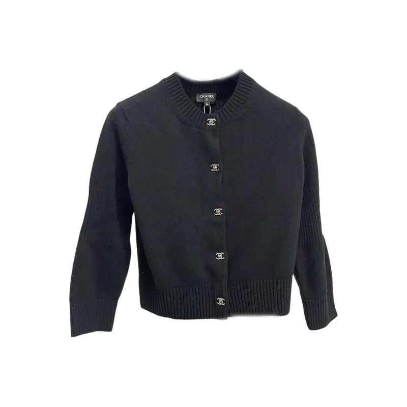 CHANEL Cashmere Sweater Women's Black-0