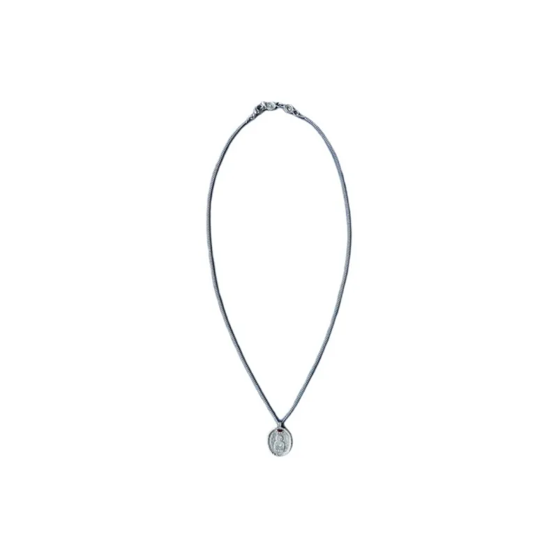SALE E PEPE 925 Sterling Silver Necklaces Unisex Silver-1