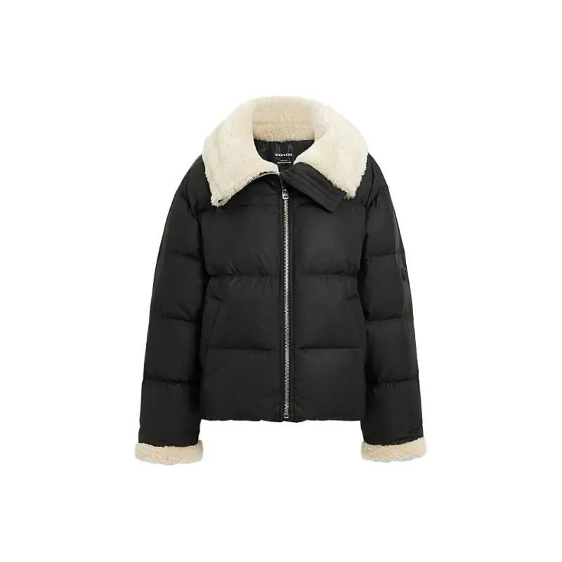 COACH FW23 Down Jacket Women's Black-0