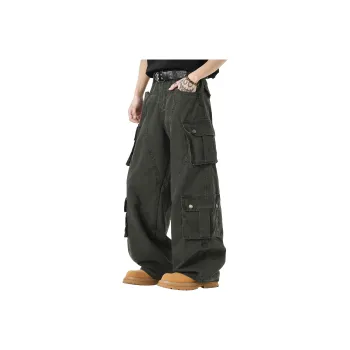 ZWWWZ Jeans Unisex Green