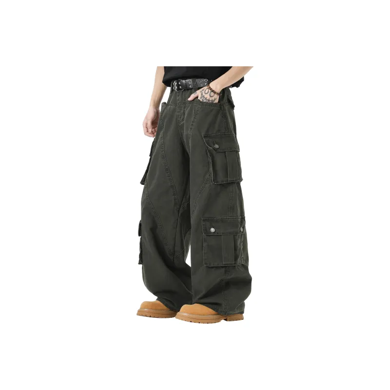 ZWWWZ Jeans Unisex Green-0