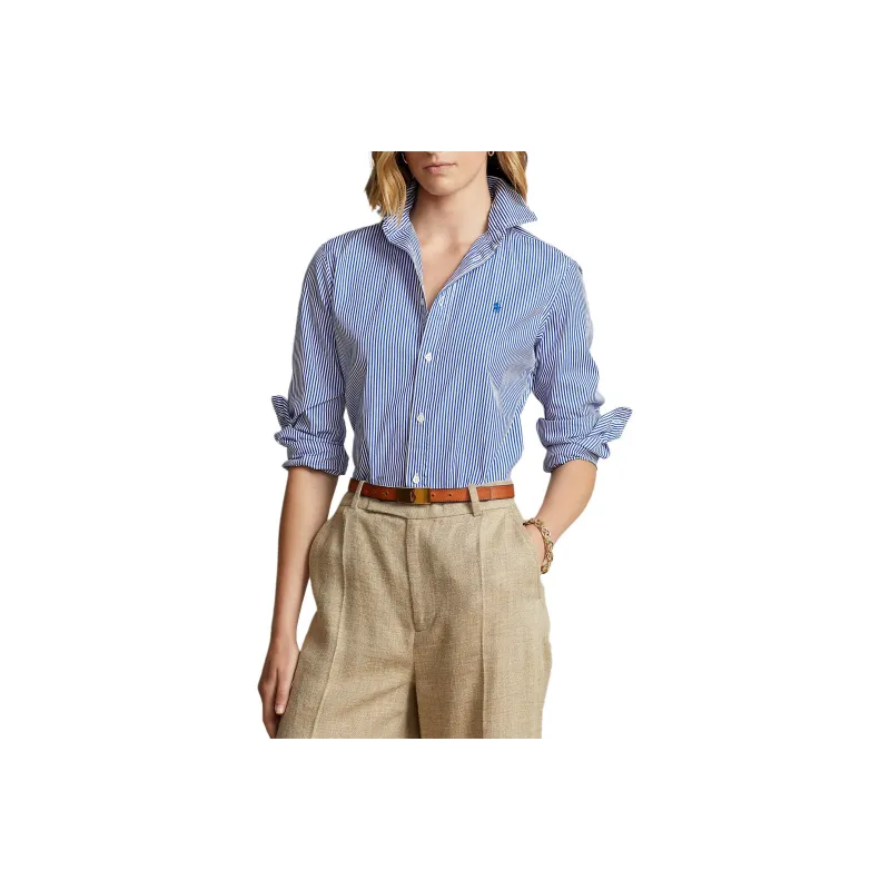 Polo Ralph Lauren SS24 Shirt Women's Blue White-0