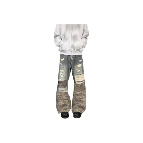 FOMOCE Jeans Unisex Blue