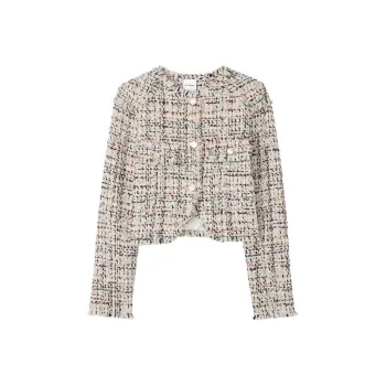 St. John Tweed Cropped Jacket