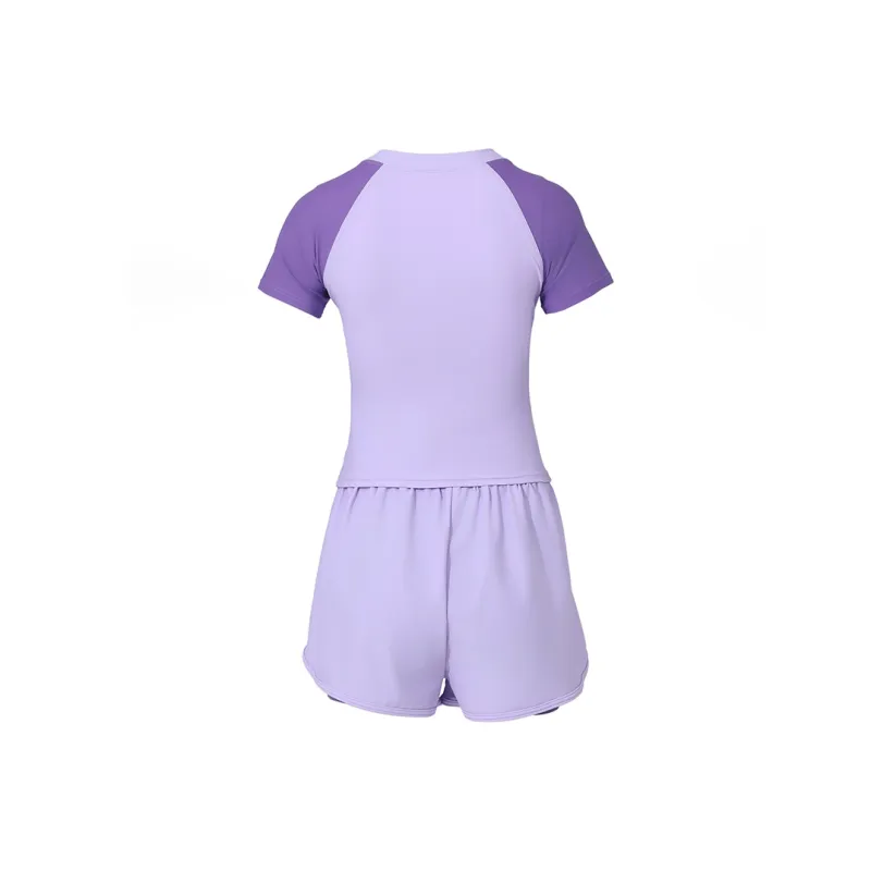 QIAODAN Adults Two Piece Swimsuit Women's Purple-1